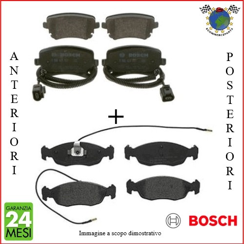 Kit pastiglie freno ant - pastiglie, ant+post