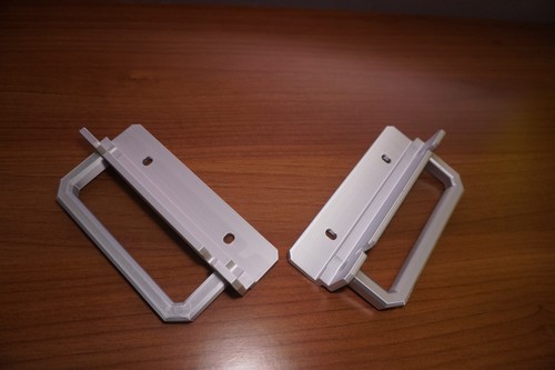 Coppia maniglie argento - maniglie,